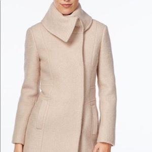 Light pink textured Cole Haan coat